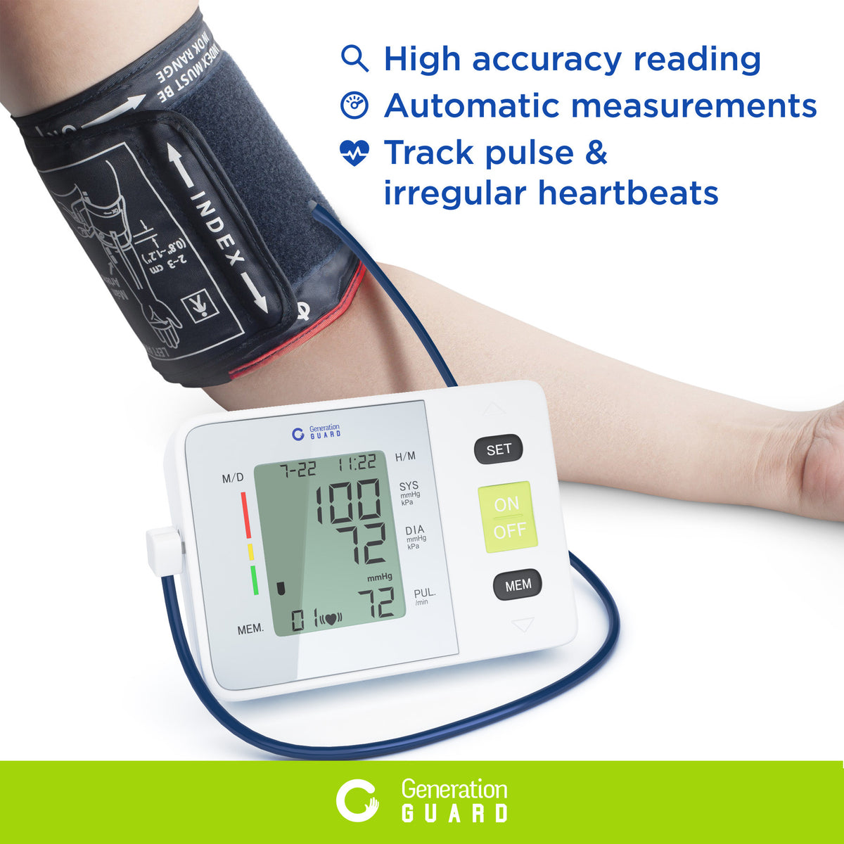 Prevention DS-400PV Semi-Automatic Blood Pressure Monitor